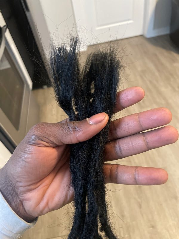 Culry ends locs 10 inches 0.4 cm 10 per bundle