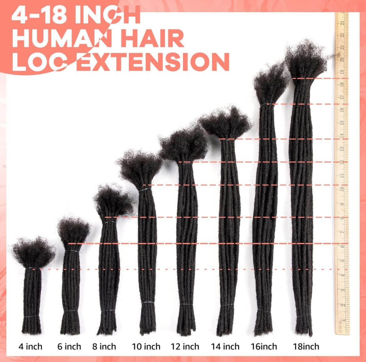 Locs extensions 10 per bulk