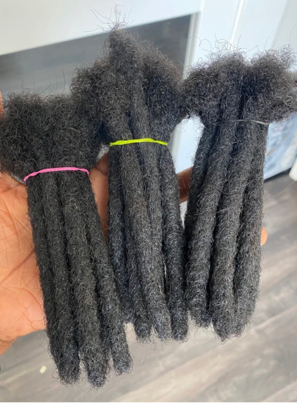 1cm locs extensions 8inches 10 per bundle